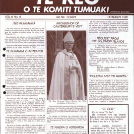 Te Reo o te Komiki Tumuaki: October 1982