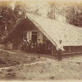 Teacher and Chapel at Saa, Solomon Islands