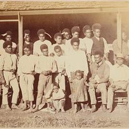 Boys at St Barnabas, Norfolk Island