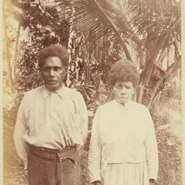 Rev George Sarawia and his wife Sarah. Mota.