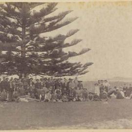 Melanesian Boys and Others at Kohimarama Auckland