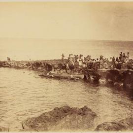 Landing Rock at Merelava, Banks Islands