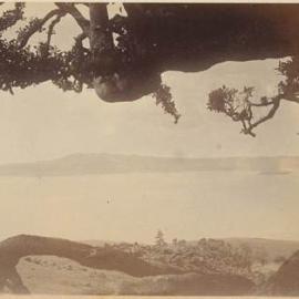 Norfolk Island and Nepean Island seen from Phillip Island