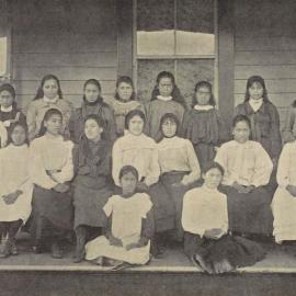 Queen Victoria School for Maori Girls group of students