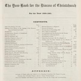 The New Zealand Church News Supplement Year Book 1901