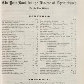 The New Zealand Church News Supplement Year Book 1903