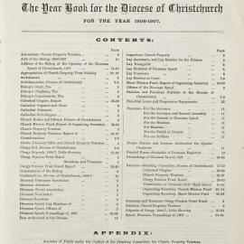 The New Zealand Church News Supplement Year Book 1907