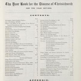 The New Zealand Church News Supplement Year Book 1908