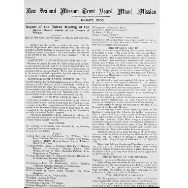 Maori Mission