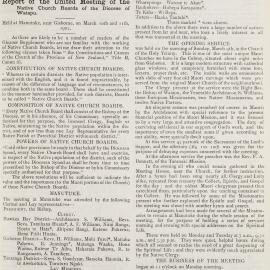 Supplement to the NZ Church News - Maori Mission 1903 Vol 1