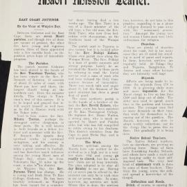 Supplement to the NZ Church News - Maori Mission 1909 Vol 3
