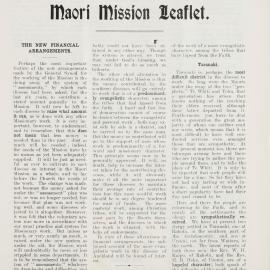 Supplement to the NZ Church News - Maori Mission 1910 Vol 3