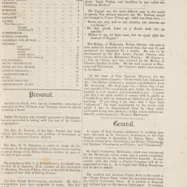 The New Zealand Church News: Issue 3, March 1890