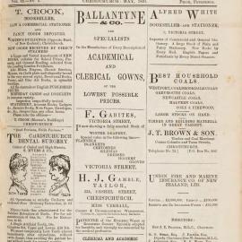 The New Zealand Church News May 1891