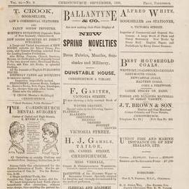 The New Zealand Church News September 1891