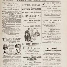 The New Zealand Church News March 1893