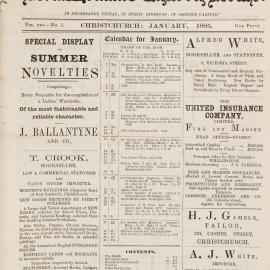 The New Zealand Church News January 1895