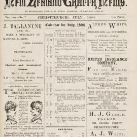 The New Zealand Church News July 1894