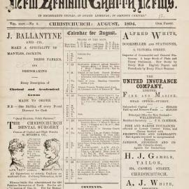 The New Zealand Church News August 1894