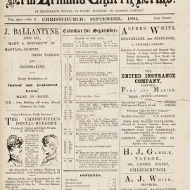 The New Zealand Church News September 1894