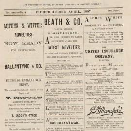 The New Zealand Church News April 1897