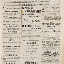 The New Zealand Church News November 1897