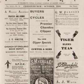 The New Zealand Church News October 1898