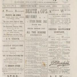 The New Zealand Church News February 1898
