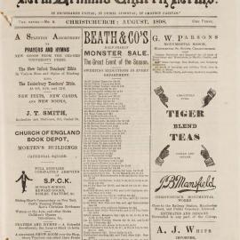 The New Zealand Church News August 1898