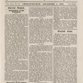 The New Zealand Church News December 1898