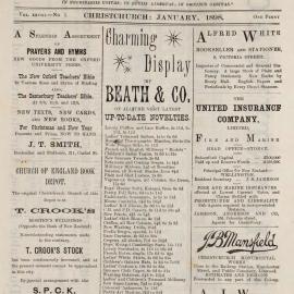 The New Zealand Church News January 1898