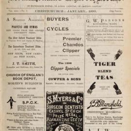 The New Zealand Church News January 1899