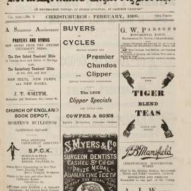 The New Zealand Church News February 1899