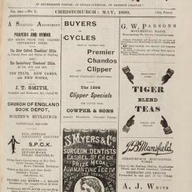 The New Zealand Church News May 1899