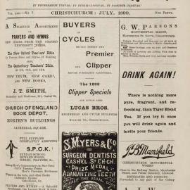 The New Zealand Church News July 1899