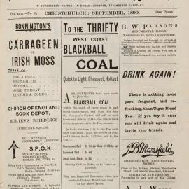 The New Zealand Church News September 1899
