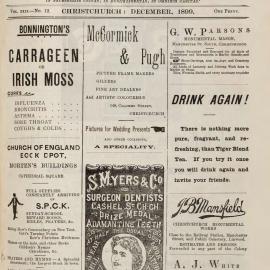 The New Zealand Church News December 1899