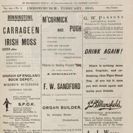 The New Zealand Church News February 1900