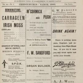 The New Zealand Church News March 1900