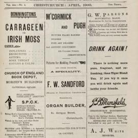 The New Zealand Church News April 1900