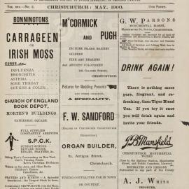 The New Zealand Church News May 1900