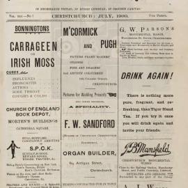 The New Zealand Church News July 1900