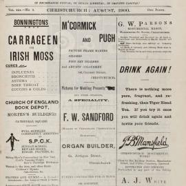 The New Zealand Church News August 1900