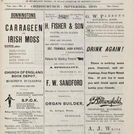 The New Zealand Church News September 1900