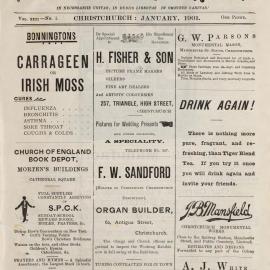 The New Zealand Church News January 1901