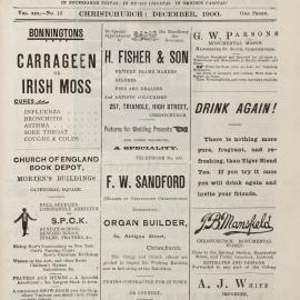 The New Zealand Church News December 1900