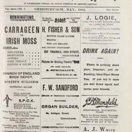 The New Zealand Church News May 1902