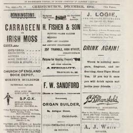 The New Zealand Church News December 1901
