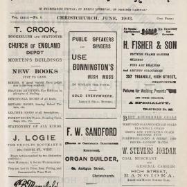 The New Zealand Church News June 1903