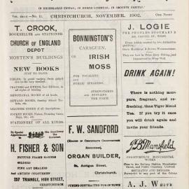 The New Zealand Church News November 1902